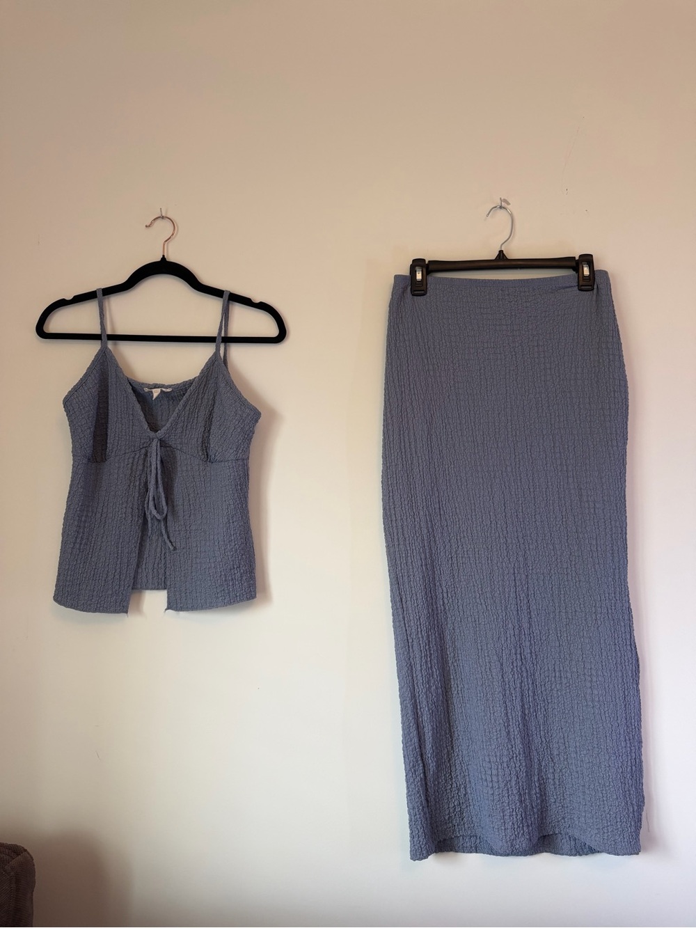 See You Monday Lavender-Blue Maxi Skirt